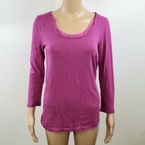 J.Crew Womans Long Sleeve Shirt Top Size Medium
